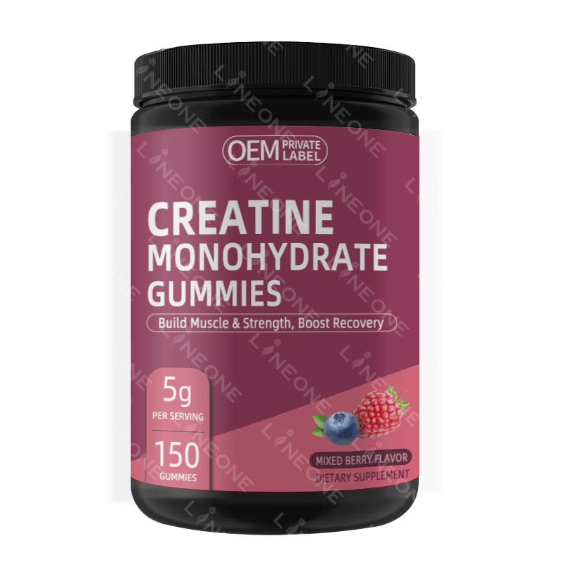 Pre Workout Gummies Factory - Creatine Monohydrate Gummy Candy Pre Workout Body Health Energy Support