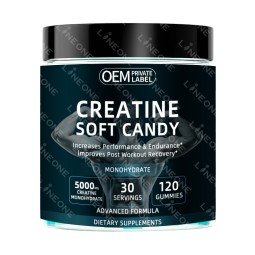 Creatine Gummies Factory - Private Label Creatine Gummies Monohydrate Soft Candy Customizable Flavors