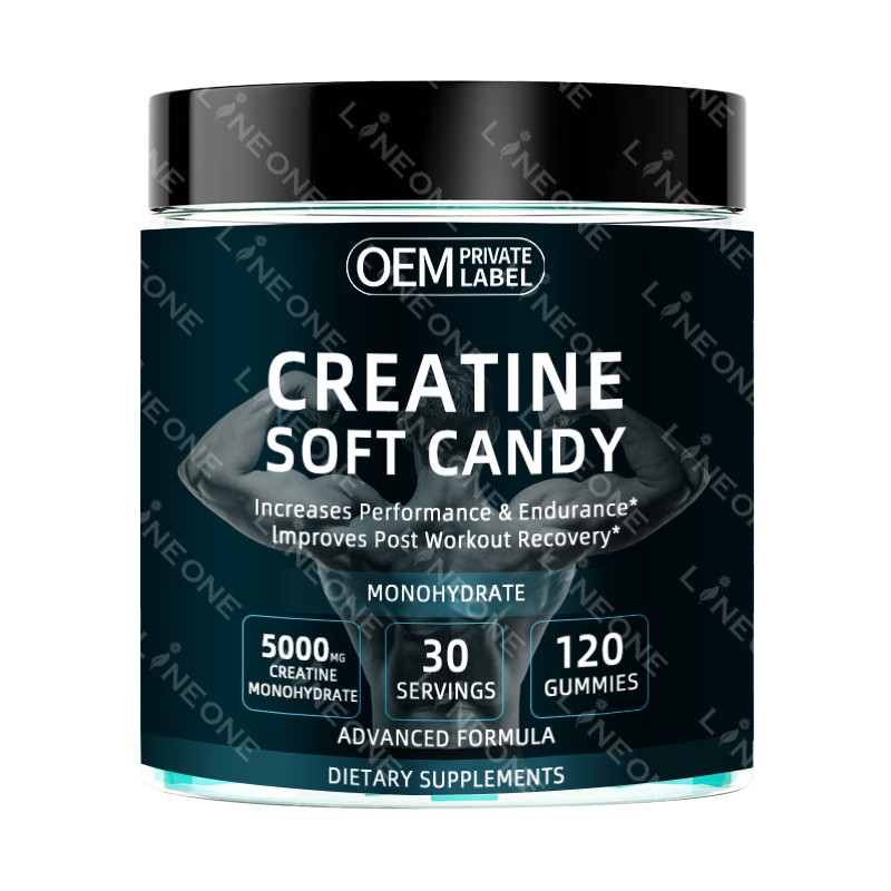 Creatine Gummies Factory - Private Label Creatine Gummies Monohydrate Soft Candy Customizable Flavors