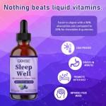 Sleep Aid Drops Factory - Natural Sleep Aid Liquid Elderberry Supplement Drops Adults Children Berry