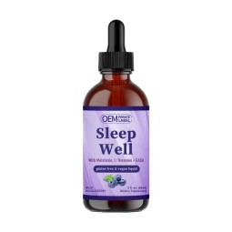 Sleep Aid Drops Factory - Natural Sleep Aid Liquid Elderberry Supplement Drops Adults Children Berry