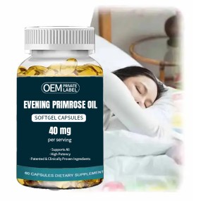 Evening Primrose Softgel Manufacturer - Private Label Evening Primrose Oil Softgel Natural Skin Health