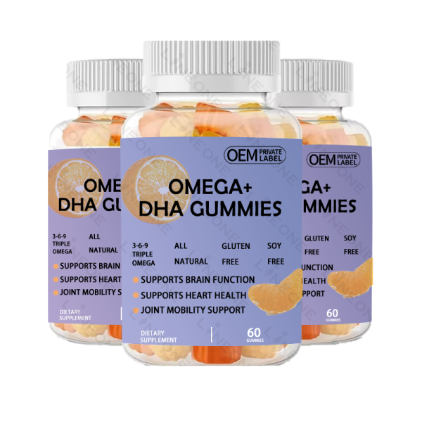 Omega Gummies Factory - Factory Wholesale Omega 3 Gummies for Children with DHA Vision Support