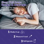Sleep Aid Drops Factory - Natural Sleep Aid Liquid Elderberry Supplement Drops Adults Children Berry