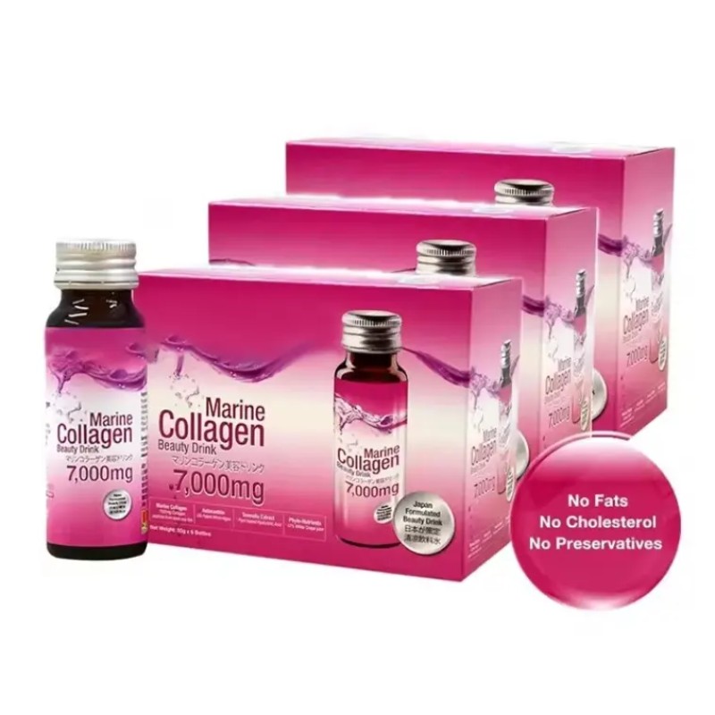Collagen Drink Factory - Ready to Ship Beauty Wellness Shots Collagen Peptide Drinks with Biotin