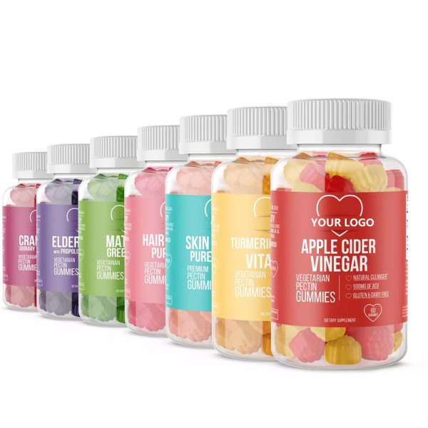 Gummy Bear Vitamins Manufacturer - Turmeric Green Tea Ashwagandha Sea Moss Biotin Apple Cider