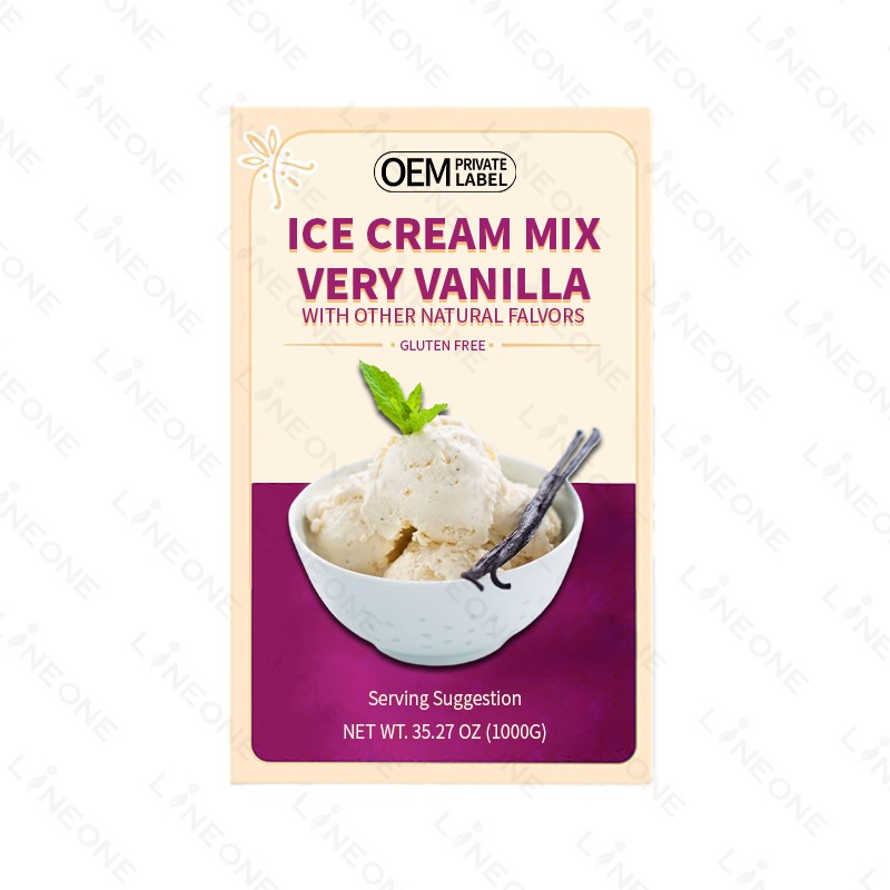 Ice Cream Powder Manufacturer - Private Label Factory Price Soft Powder Original Flavor Bag Pack