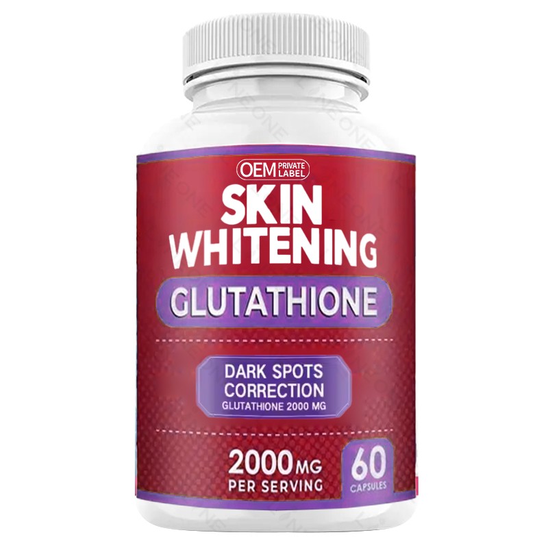 Whitening Capsules Factory - Private Label 2000 mg Supplement Whitening Capsules Effect Skin Whitening