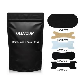 Nasal Strips Manufacturer - Quick Custom Gentle Removal Mouth Tape Hair Anti-sweat for Athletes