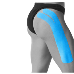 Kinesiology Tape Factory - Latex-free Hypoallergenic Hip Pre-Cut Cotton Elastic Kinesiology