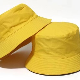 Bucket Hat Supplier - Wholesale Unisex Reversible Double Sided Black Fashion Cap