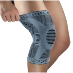 Knee Protector Brace Factory - Wholesale Low Price Unisex Elastic Breathable Knee Brace Weightlifting Sleeves