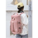 Travel Duffle Bag Supplier - Waterproof Women Men Travel Overnight Large Black with Shoe Compartment