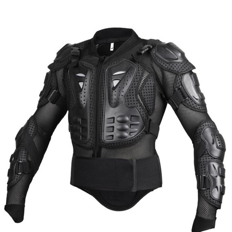 Motorcycle Jacket Supplier - New Design Hot Sales Racer Breathable Plus Size Black Biker Jacket