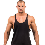 Stringer Gym Vest Supplier - Factory Hot Sale Custom Cotton Stringer Gym Vest Fitness Singlet Workout