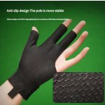 Billiards Gloves Supplier - Breathable Anti Slip 3 Finger High Elastic Sweat Wicking Cue Sports Gloves