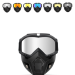 Motorcycle Mask Factory - Manufacturer Extreme Bike Racing Full Face Protective Eye Mask Windproof