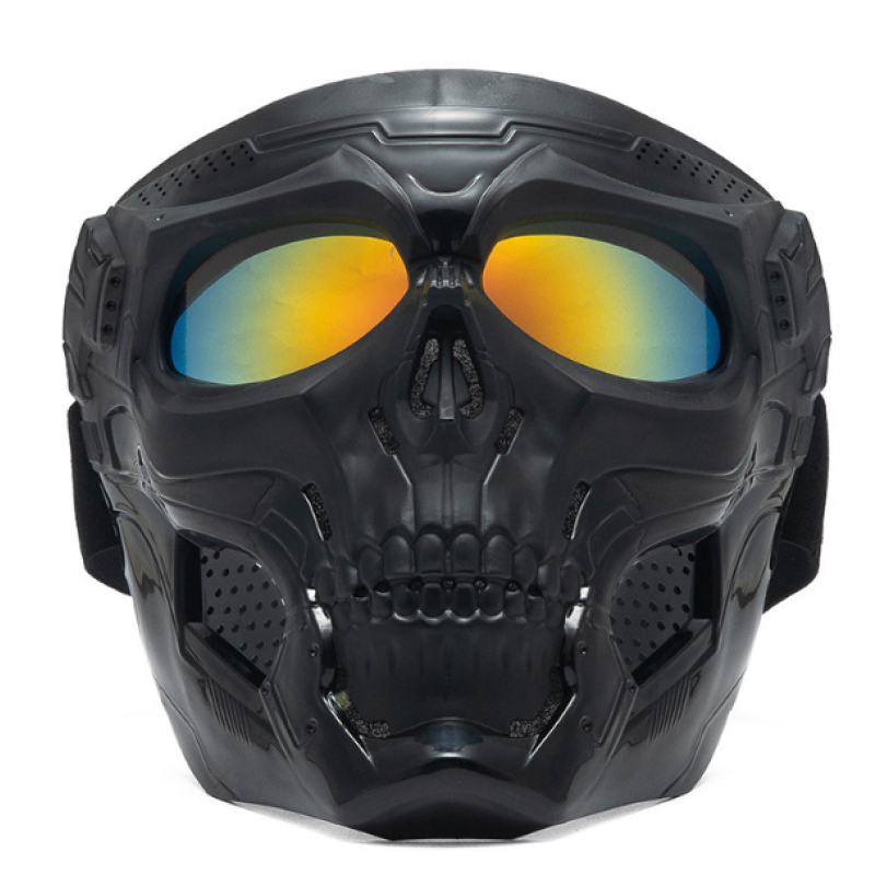 Tactical Mask Supplier - Wholesale Hot Sale Full Face Eye Cosplay Mask for Halloween Motorcycle