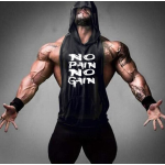 Bodybuilding Tank Top Manufacturer - Custom Cotton Mens Breathable Hooded Sleeveless Vest Gym Stringers