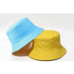 Bucket Hat Manufacturer - Hot Sell Reversible Double Sided Unisex Black Fashion Cap