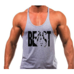 Stringer Gym Vest Supplier - Factory Hot Sale Custom Cotton Stringer Gym Vest Fitness Singlet Workout