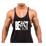 Fitness Tank Top Manufacturer - Factory Custom logo Plus Size Custom Fitness Gym Tank Top Men Sports