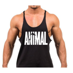 Stringer Gym Vest Supplier - Factory Hot Sale Custom Cotton Stringer Gym Vest Fitness Singlet Workout