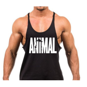 Stringer Gym Vest Supplier - Factory Hot Sale Custom Cotton Stringer Gym Vest Fitness Singlet Workout