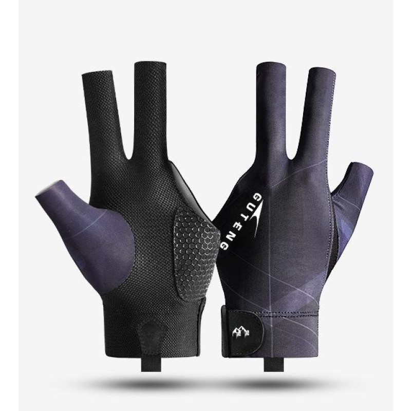 Billiards Gloves Supplier - Breathable Anti Slip 3 Finger High Elastic Sweat Wicking Cue Sports Gloves