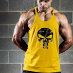 Stringer Gym Vest Supplier - Factory Hot Sale Custom Cotton Stringer Gym Vest Fitness Singlet Workout