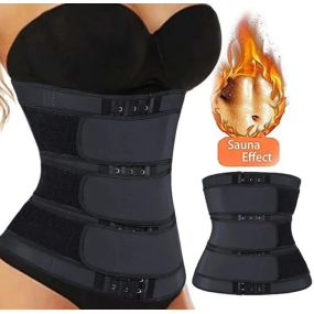 腰部支撑带厂家-热销可调节腰部支撑氯丁橡胶钩女士塑身衣