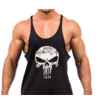 Sports Tank Top Factory - Hot Sale Custom Cotton Solid Black White Red Blue Sleeveless Sports Tank