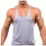 Sports Tank Top Factory - Hot Sale Custom Cotton Solid Black White Red Blue Sleeveless Sports Tank