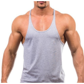 Sports Tank Top Factory - Hot Sale Custom Cotton Solid Black White Red Blue Sleeveless Sports Tank