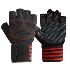 Weightlifting Gloves Supplier - Fitness Women Cycling Half Finger Weight Lifting Training Workout Gloves