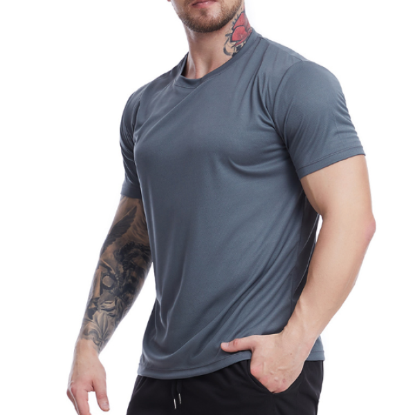 Sport T-Shirt Supplier - High Quality Men Women's Gym Sport T-Shirt Quick Dry Breathable Custom Logo