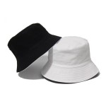 Bucket Hat Factory - Hot Sale Men's Women's Double Sided Reversible Black Cap