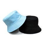 Bucket Hat Factory - Hot Sale Men's Women's Double Sided Reversible Black Cap