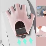 Fitness Gloves Supplier - Anti Slip Leather Half Finger Breathable Liquid Silicone Shockproof Training