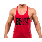 Fitness Tank Top Manufacturer - Factory Custom logo Plus Size Custom Fitness Gym Tank Top Men Sports