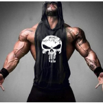 Gym Fitness Tank Tops Factory - Custom 100% Cotton Men's Gym Fitness Tank Tops Stringer Sports Vest