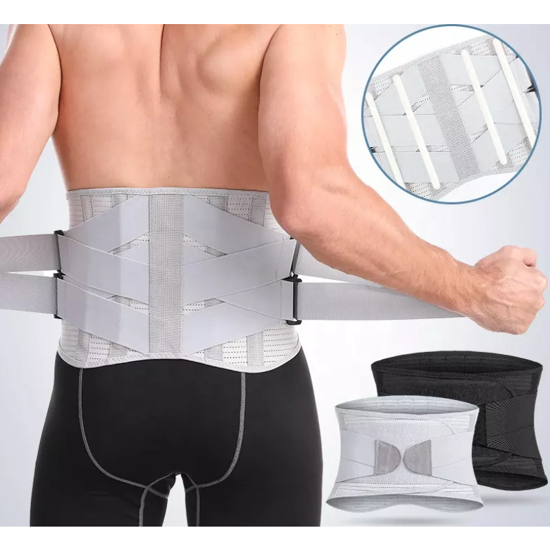 Lumbar Support Manufacturer - Factory New Design Customized Lumbar Support 4 Stays Breathable Anti-skid