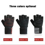 Weightlifting Gloves Manufacturer - Men Women Breathable Non-slip Outdoor Sports Wriststrap Half Finger