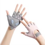 Gym Gloves Manufacturer - Custom Women Men Half Finger Liquid Silicone Shockproof Anti Slip Workout