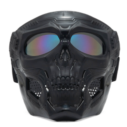 Motorcycle Helmet Mask Manufacturer - Hot Sale Open Face Anti-UV Dustproof Goggles Vintage Face Shield