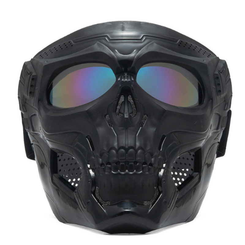 Motorcycle Helmet Mask Manufacturer - Hot Sale Open Face Anti-UV Dustproof Goggles Vintage Face Shield