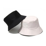 Bucket Hat Manufacturer - Hot Sell Reversible Double Sided Unisex Black Fashion Cap