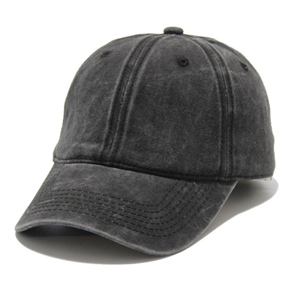 Baseball Cap Supplier - Hot Sell Men's Outdoor Sports Washed Adjustable Baseball Hat