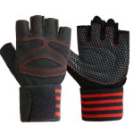 Fitness Gloves Factory - GYM Dumbbell Horizontal Bar Heavy Duty Non-slip Wrist Guard Half-finger Gloves