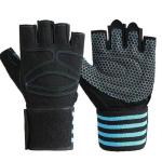 Weightlifting Gloves Manufacturer - Men Women Breathable Non-slip Outdoor Sports Wriststrap Half Finger